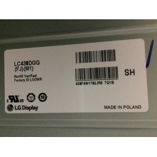 LC430DGG-FJ-M1 - 43UH650 LG TV KIRIK PANEL KASA