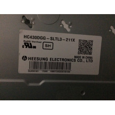 HC430DGG-LSTL3-211X - 43UJ630 LG TV KIRIK PANEL KASA