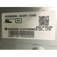 HC430DUN-SLVX1-5142 - 43LH570 LG TV KIRIK PANEL KASA